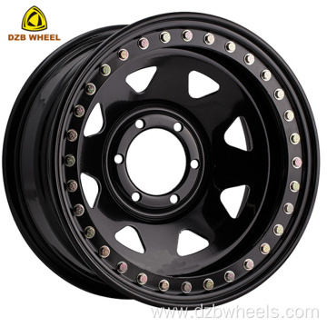 16 Inch 6x139.7 6 Hole Black Suv Wheels